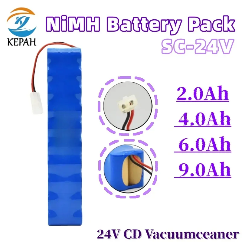 

9000mAh 24 NiMH Battery Pack CD Aspirador de póBesen Air Force Extreme, RH8771WS RH877501 RH8779 RH877901, Novo