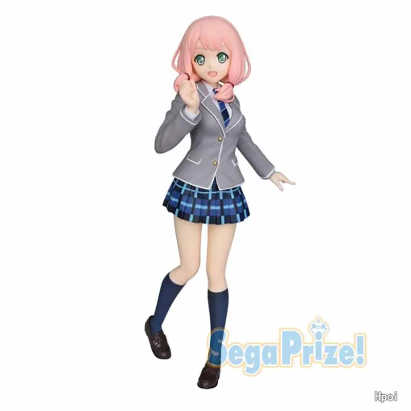 Oryginalne oryginalne SEGA PM Uehara Himari BanG marzenie 21cm autentyczne produkty zabawkowych modeli otaczających postaci i piękności