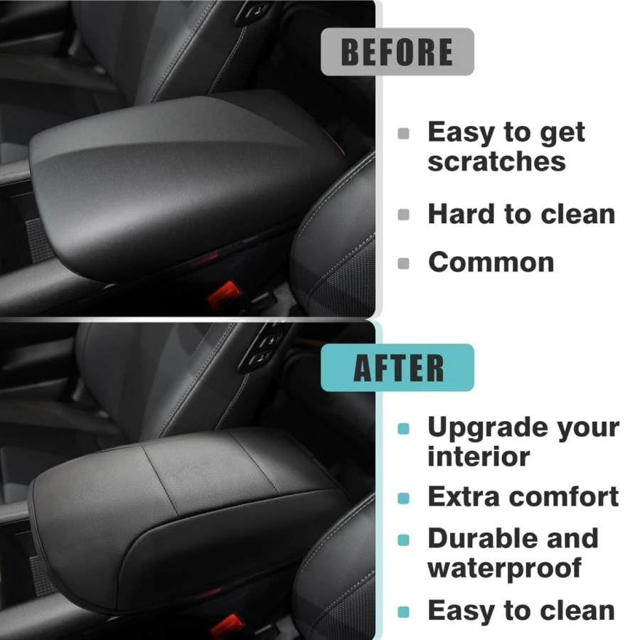 PU Armrest Cover For Hyundai Ioniq 6 2023-2025 2026 Soft Microfiber Center Console Armrest Pad Protector Ioniq 6 Accessories - view 6