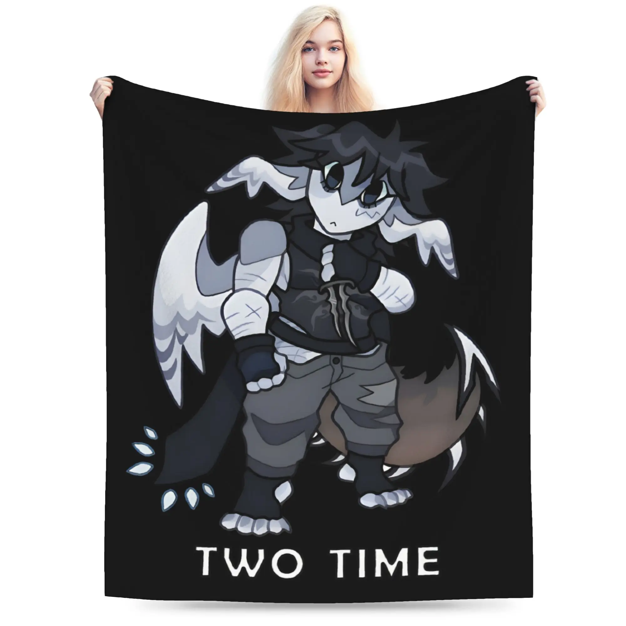 Game Forsakens Two Time Blanket Coral Fleece Plush Spring/Autumn  Multi-function Throw Blanket for Sofa Bedroom Plush Thin Quilt