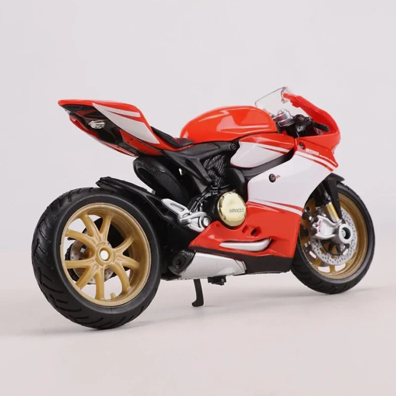 Diecast Maisto 1:18 Ducati Stairs 1199 Superleggera symulacja motocykla Model ze stopu zdobiona kolekcja prezentów zabawki dla dzieci Bo