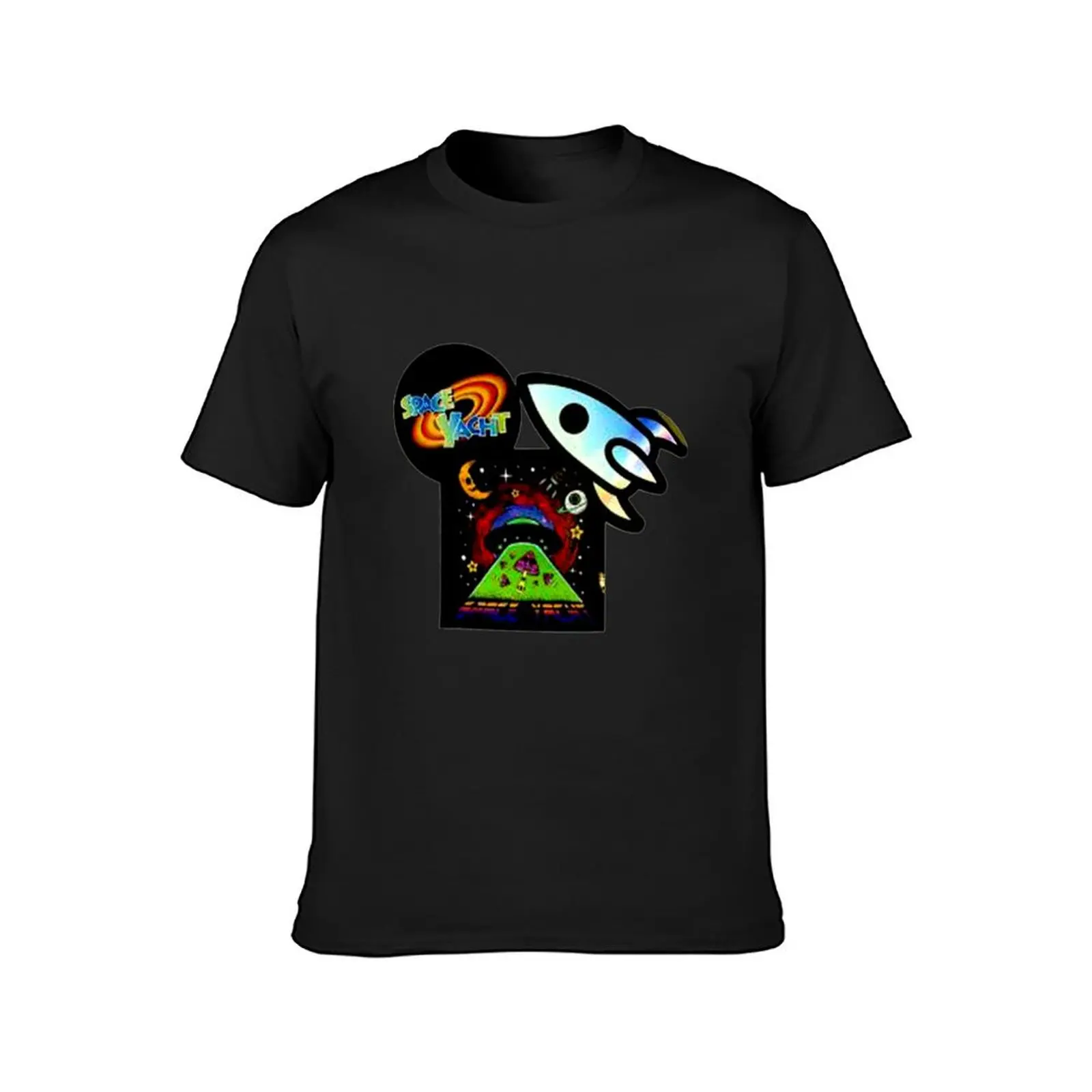 Space Yacht Band T-shirt plus sizes sweat plain workout shirts for men