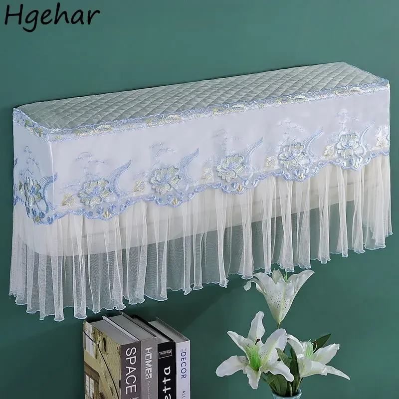 Large Size Lace Hanging Air Conditioning Dust Cover All-Inclusive  Conditioner Protective Luxury Embroidery Home Decoration