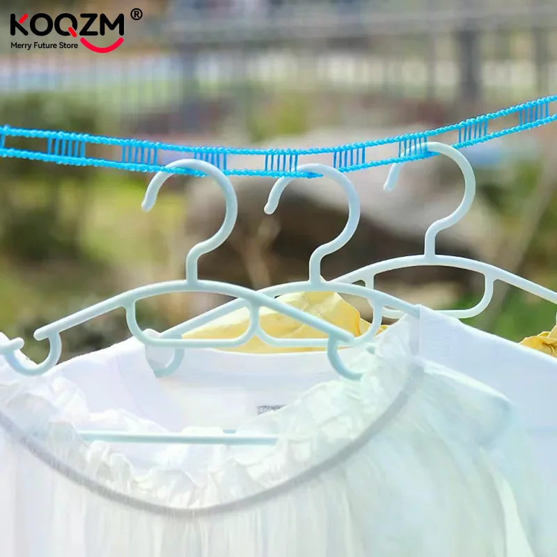 5/10M Portable Clotheslines Windproof Fence-Type Clothesline For Outdoor Indoor Home Travel Drying Rack Clothesline