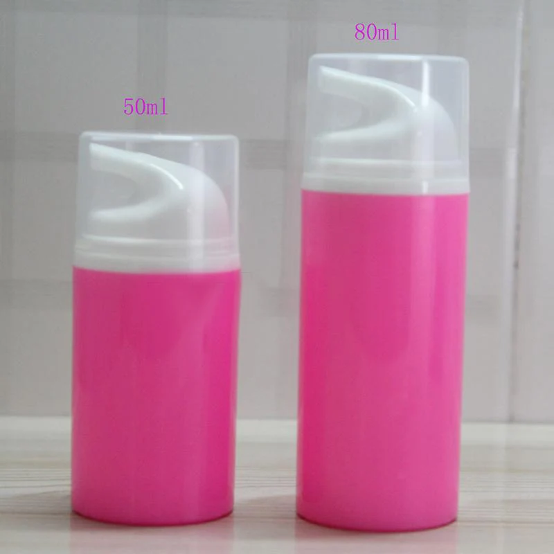 50ml80ml white vacuum pump lotion emulsion serum essence toner foundation moisture gel cream skin care cosmetic packing