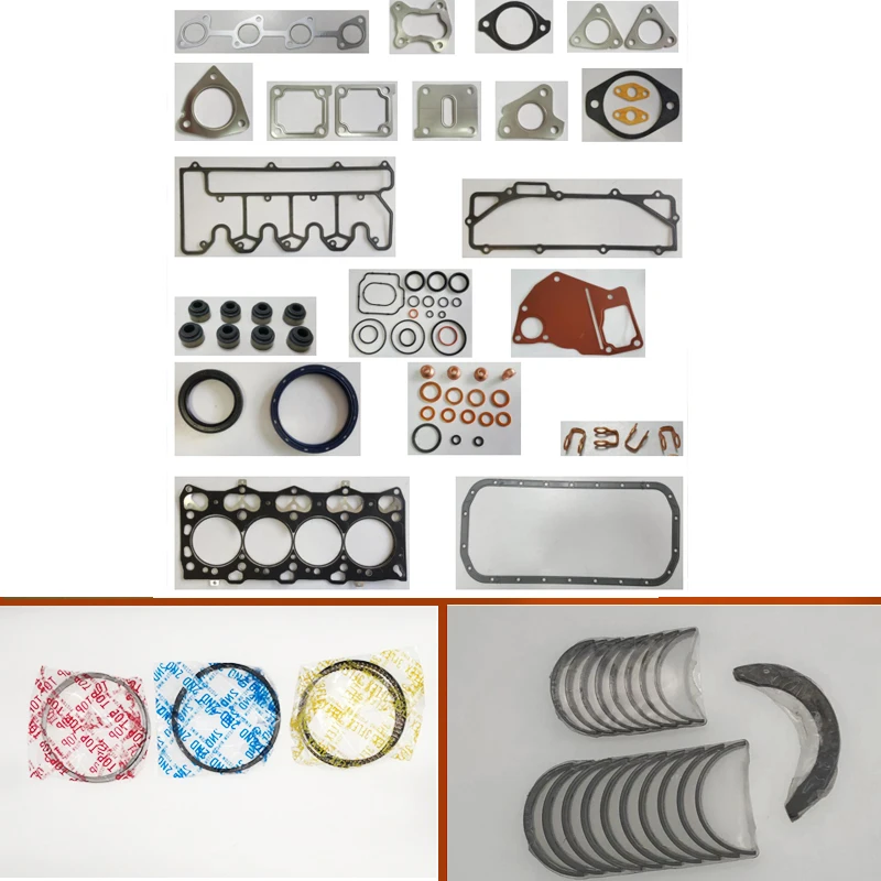 4LE1 4LE2 4LE2T Engine Full gasket set kit crankshaft connecting rod bearing piston ring for HITACHI EX55 EX50U ZAX70 ZAX55 SK75