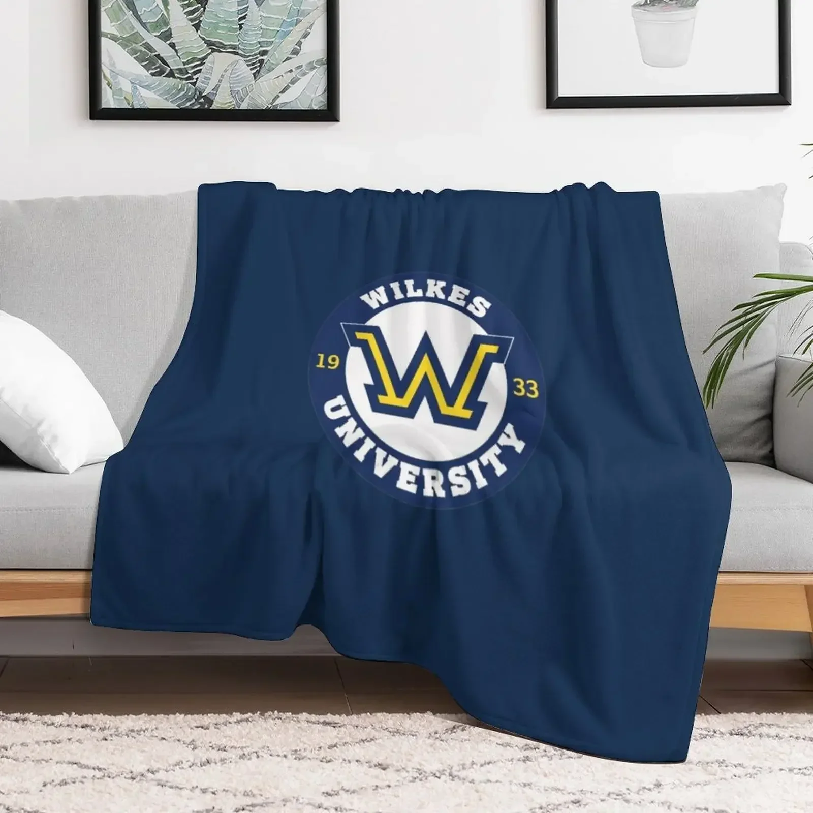 Wilkes university Throw Blanket Moving Cute Plaid Furry Blankets