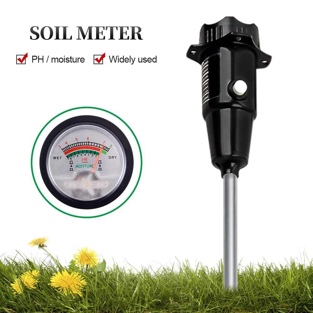 

Soil Tester 2 in 1 Soil Moisture PH Meter Acidity Humidity Flowers Tester Plant Soil Tester Kit for Planting Garden