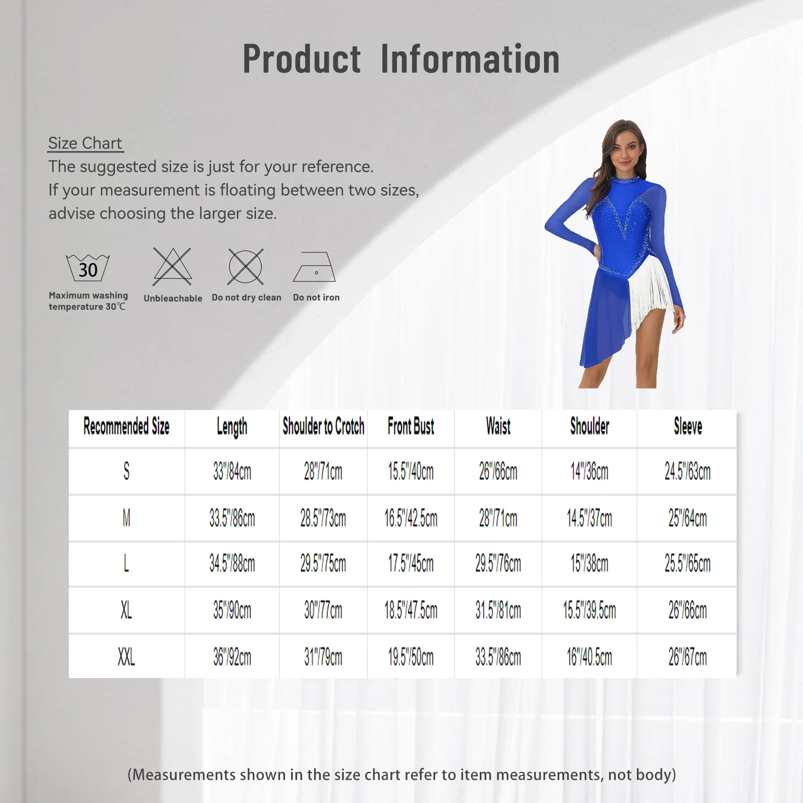 Womens Adult Lyrical Contemporary Dance Dress Sparkly Rhinestone Figure Ice Skating Dress Long Sleeve Fringe Ballerina Costumes