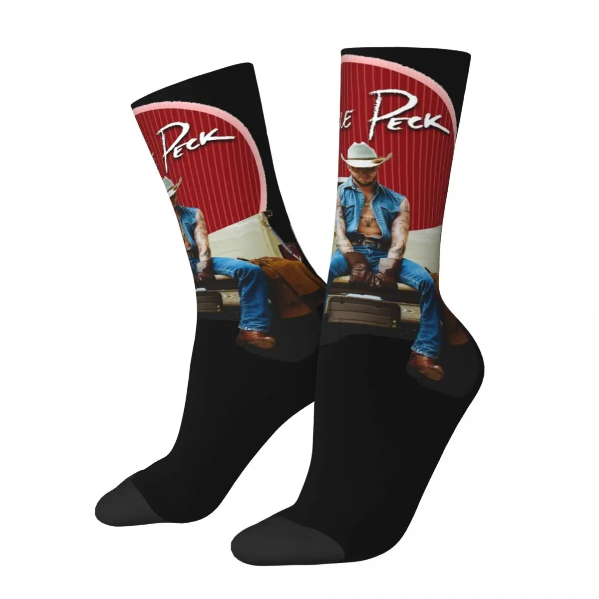 

Men's Women's Orville Peck Cowboy Country Music Dress Socks Stampede Tour 2024 Merch Middle Tube Sock Comfortable Best Gift Idea