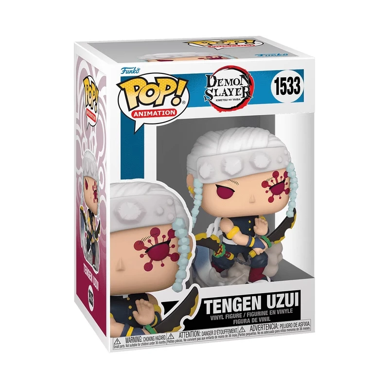 Oryginalna Edycja FUNKO POP Demon Slayer: Tengen Uzui Blind Box Anime Dekoracja na Biurko Ozdoba Model Zabawki Kolekcjonerski Model