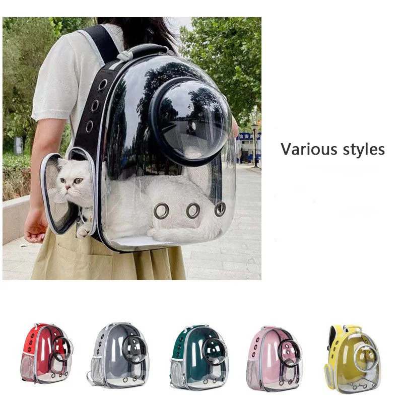 

Convenience Pet Backpack for Going Out, Cat and Dog Space Capsule with Large Backpack on the Chest