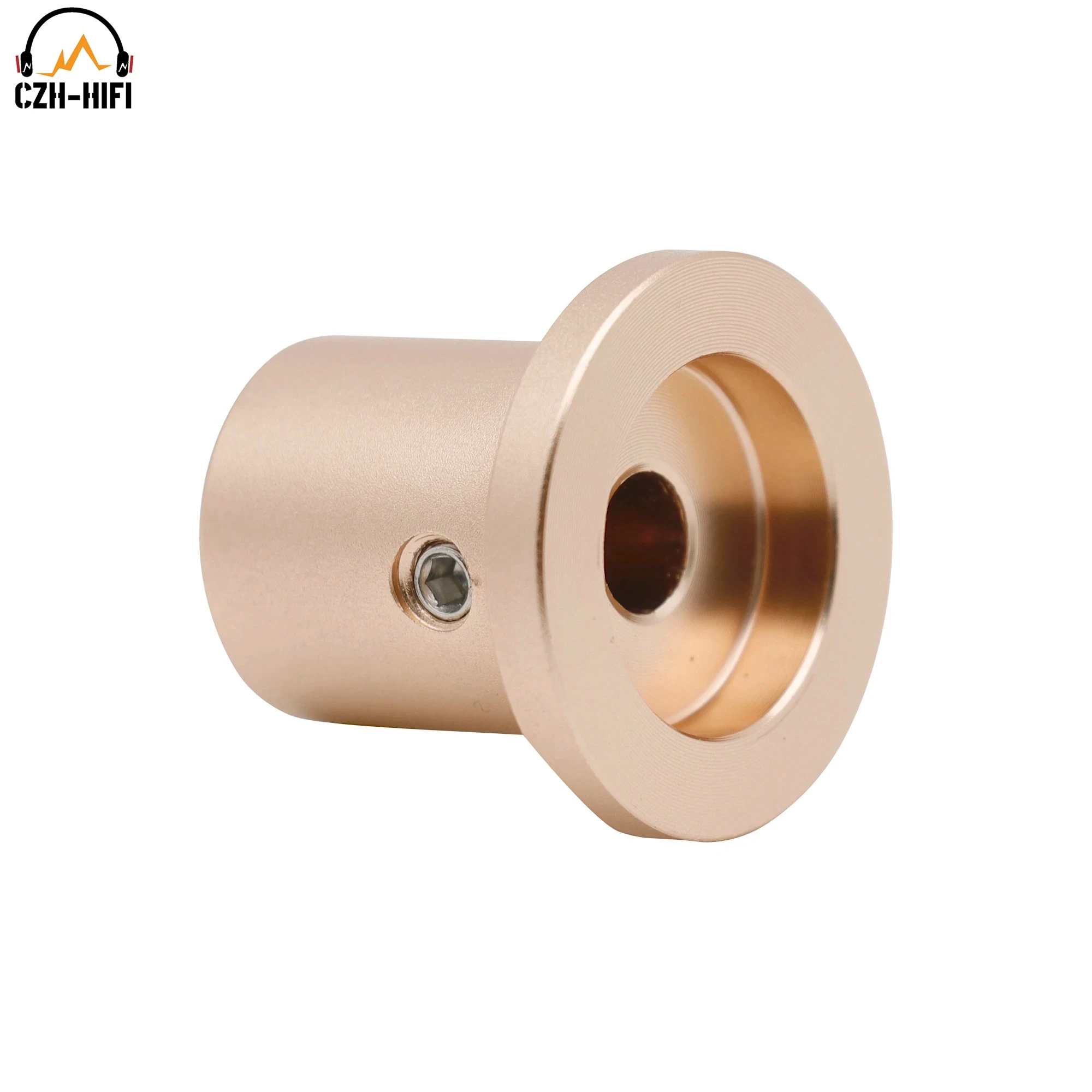1pc 25mm Solide Aluminium Lautstärkeregler Knopf Kappe Hut Zeiger Potentiometer Verstärker DAC Plattenspieler 6mm Welle loch Sound – Detail 8