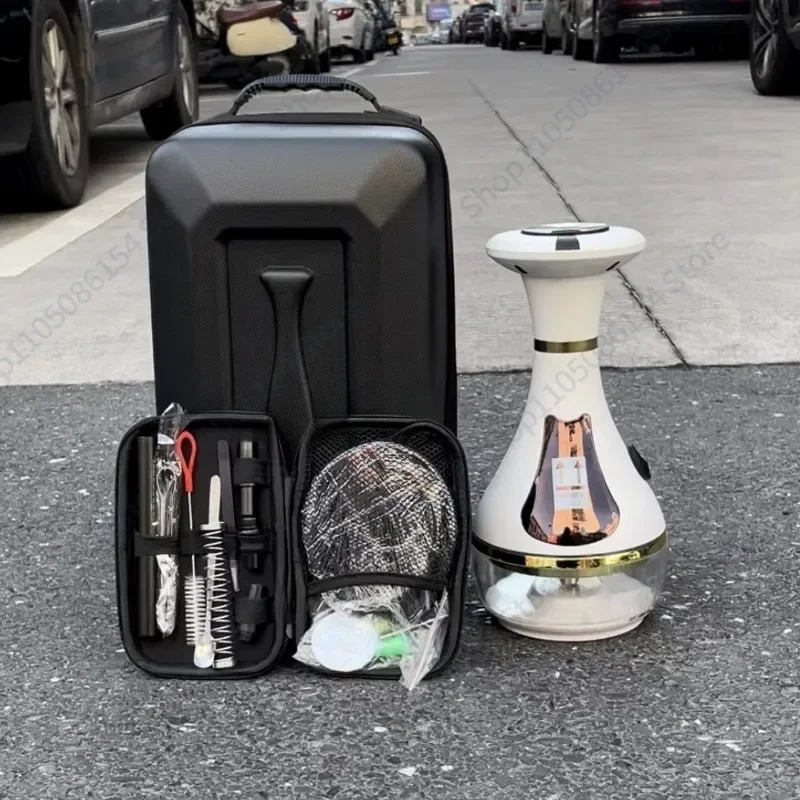 Arab hookah, electronic pot, rechargeable, electronic hookah, environmentally friendly hookah, high-end outdoor hookah view 2