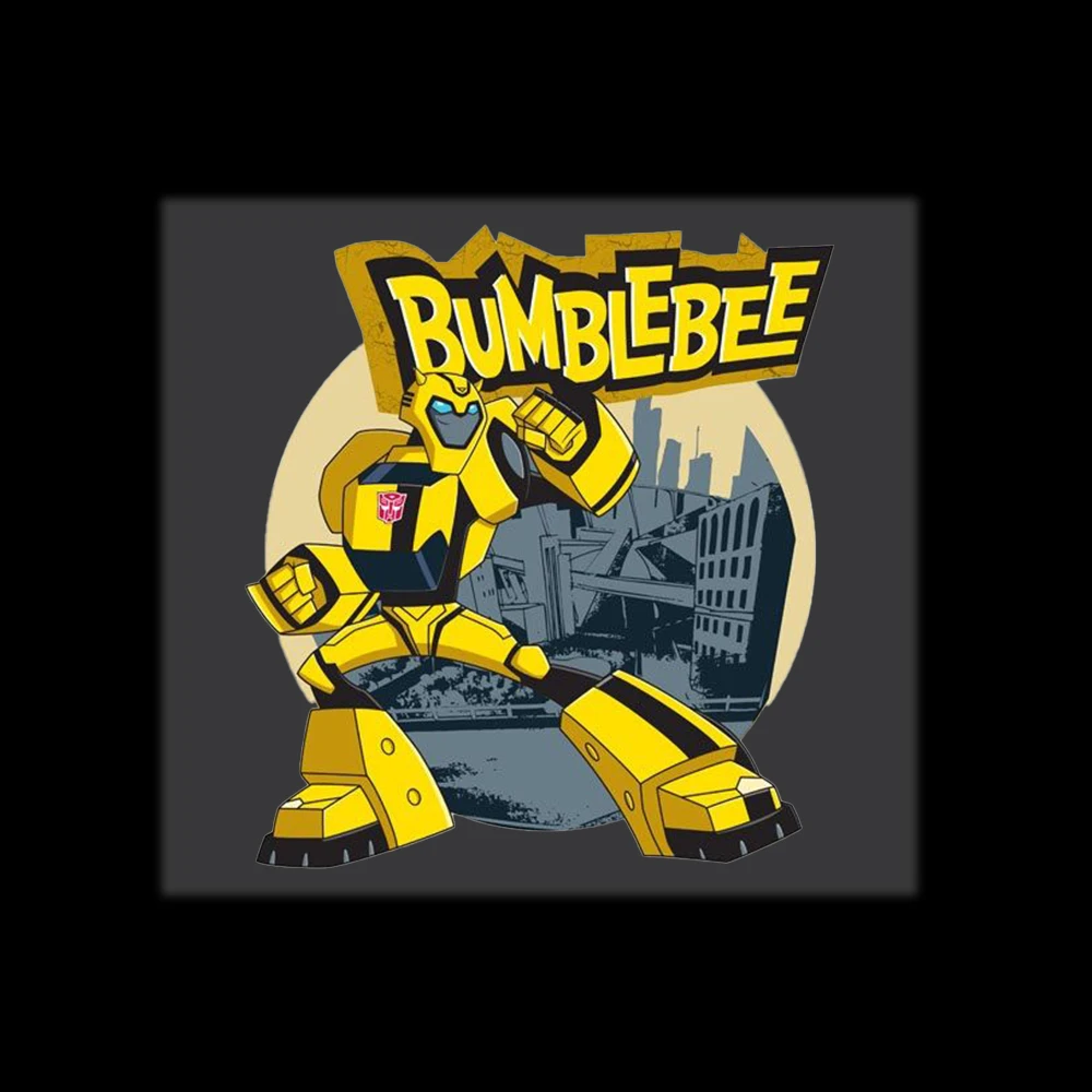 Transformers Hot Transfer Clothing Sticker Optimus Prime Iron on Thermo Stickers Bumblebee Clothes Patches for Shirt Jacket