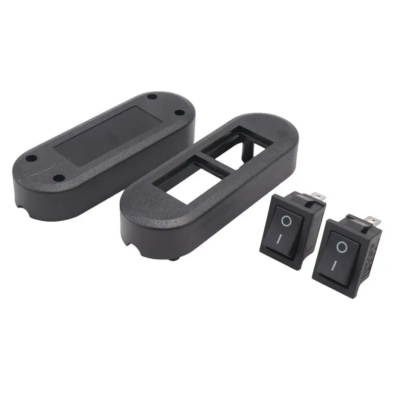 A84X-Embedded Wire Switch Straight-Through Rocker Switch Suitable For Dual-Control Desk Lamp