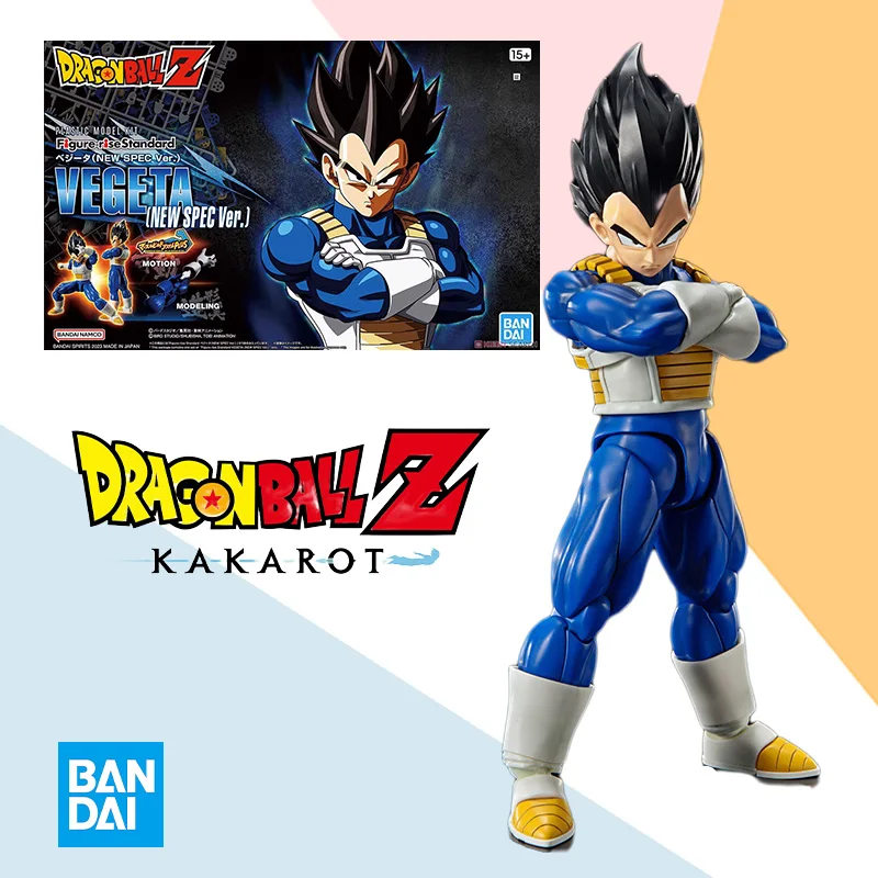 

Bandai FRS Figure-rise Standard Dragon ball VEGETA new spec ver pvc full action model kit Assembly original toy gift for kids