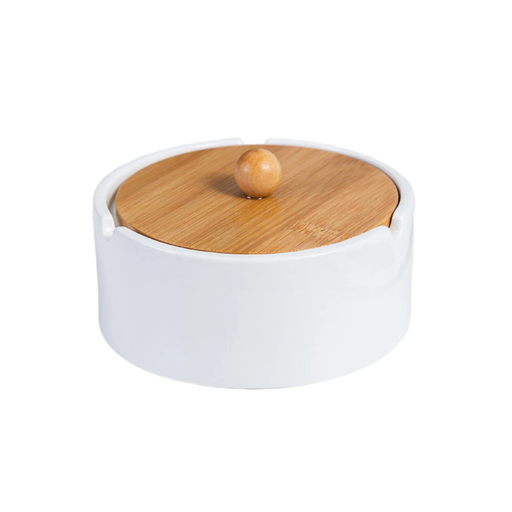 

Керамическая пепельница, уникальный дизайн, настольное украшение для вечеринки, аксессуары для дыма, винтажный стиль, для домашнего офиса, бамбук