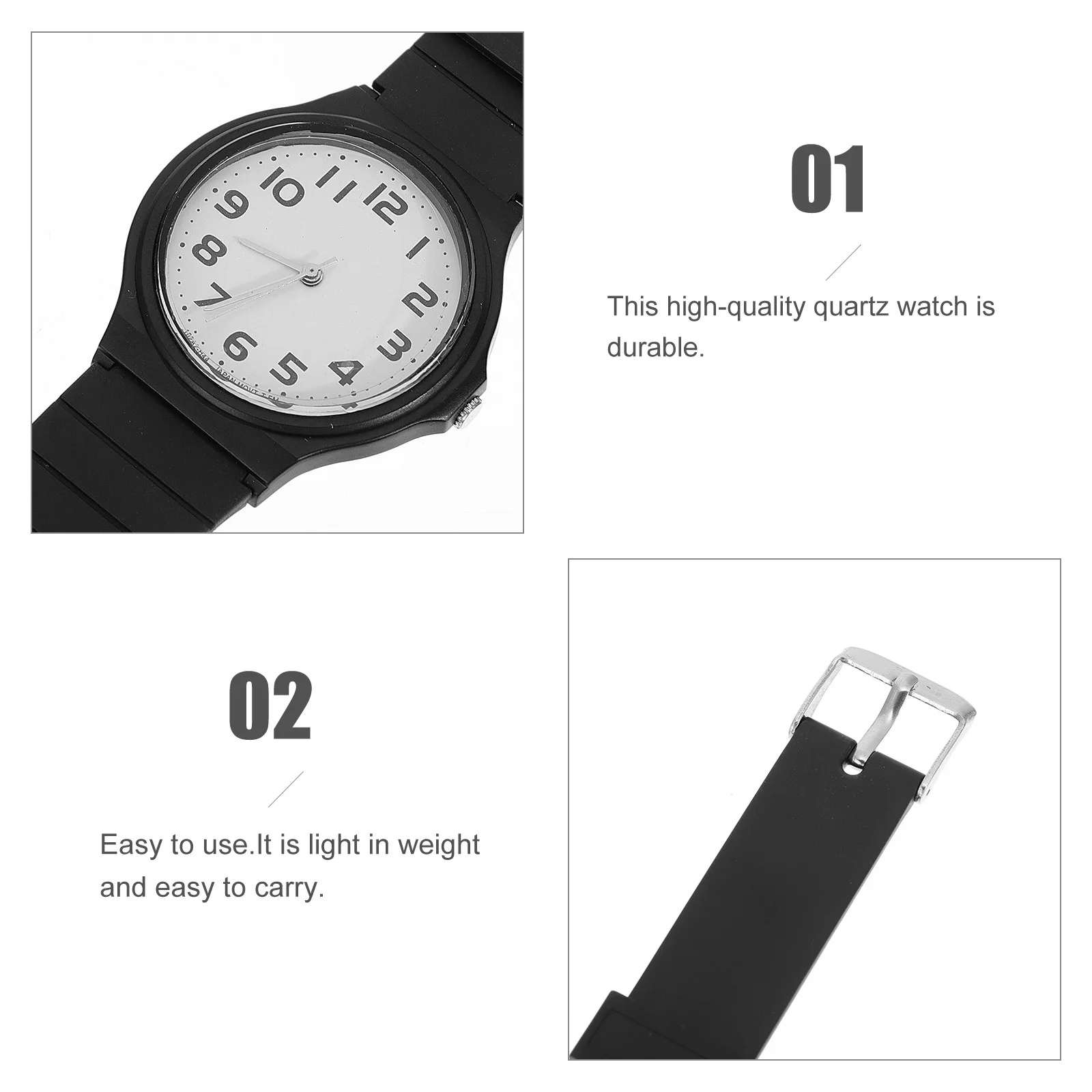 Waterproof Quartz Watch for Kids and Students Super Comfortable Band Fits Small Wrists Perfect for School Casual Wear Kids Watch