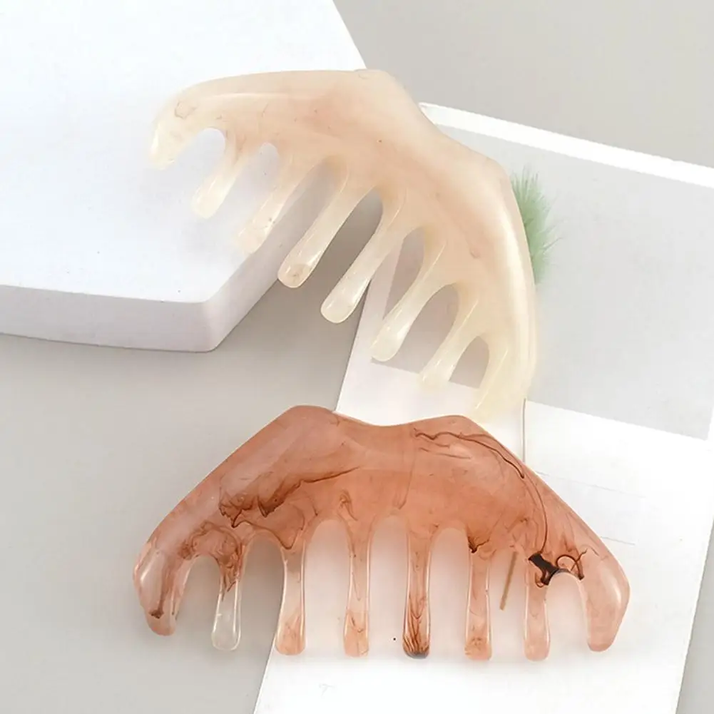 

Массажная расческа Gua Sha из смолы, соскабливание головы, рефлексотерапия, соскабливающая расческа, спа-расческа, уход за кожей головы, массажный меридиан для волос I9O2