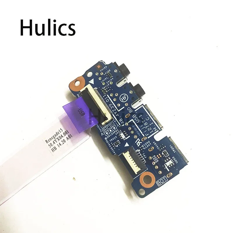 Hulics Used For HP ProBook 450G1 450 G1 455 G1 Audio Jack USB Port Board 48.4YZ42.011 12787-1
