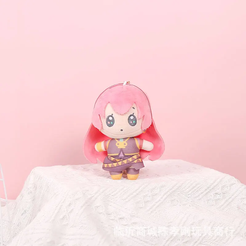 Miku Hatsune Cartoon Plush Doll Keychain Stuffed Animal Toy Backpack Charm Figure New Claw Machine view 2