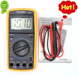 Dt9205a Professional Digital Multimeter Electric Handheld Ammeter Voltmeter Resistance Capacitance Hfe Tester Ac Dc Lcd