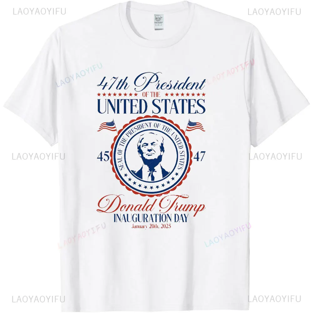 Donald Trump Inauguration Day 2025 Shirt 47e United States Presidential Inauguration Men Women T-shirt President Trump 2025 Tee