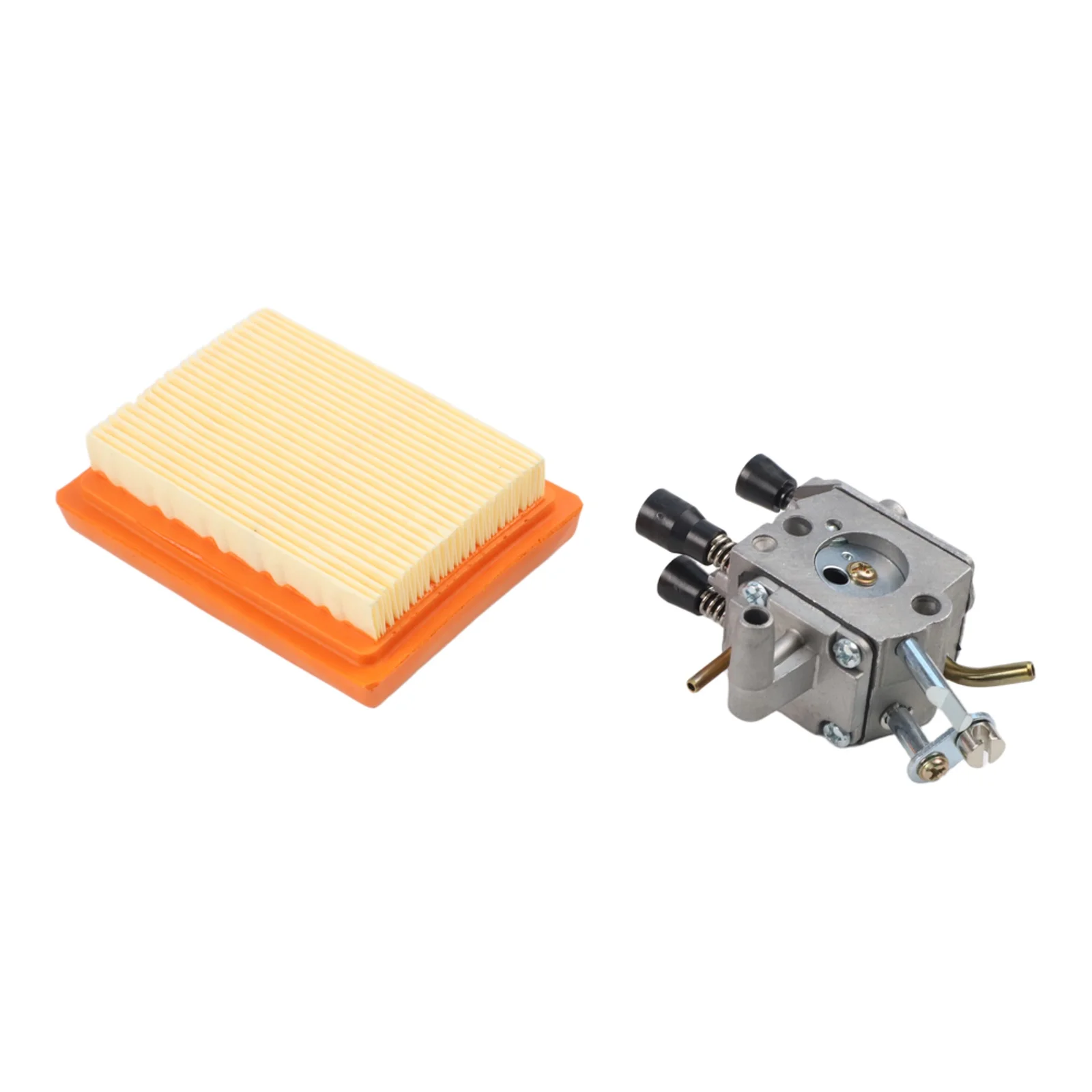 Replacement Carburetor Set for Lawn Mower For FS400 FS450 FS480 Including Gasket Fuel Line Bulb for Steady Engine Operation