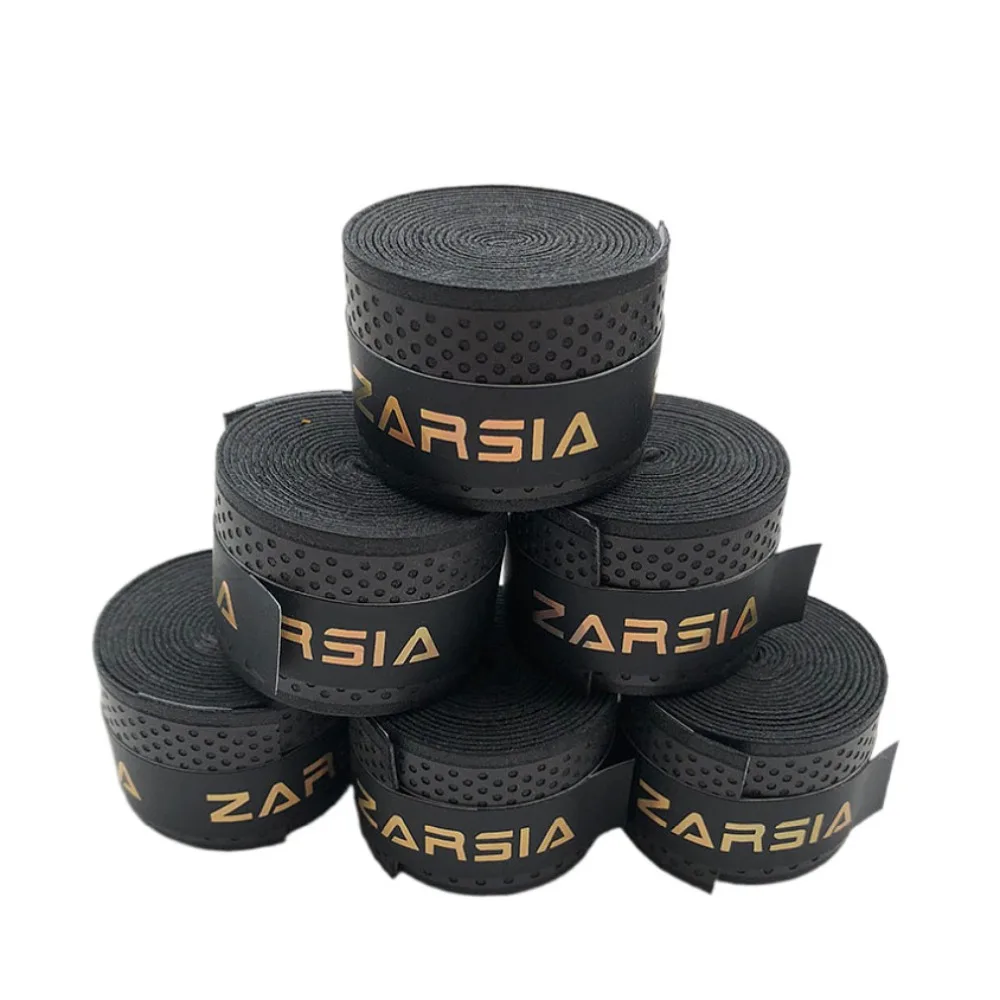 Elastis joran pancing pita raket, pita raket Badminton lengket menyerap keringat bernapas