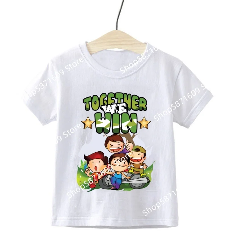 Kindergarten Primary School Theme Children's T-shirt Cartoon Character Flower Tree School Boys and Girls Short Sleeve Top