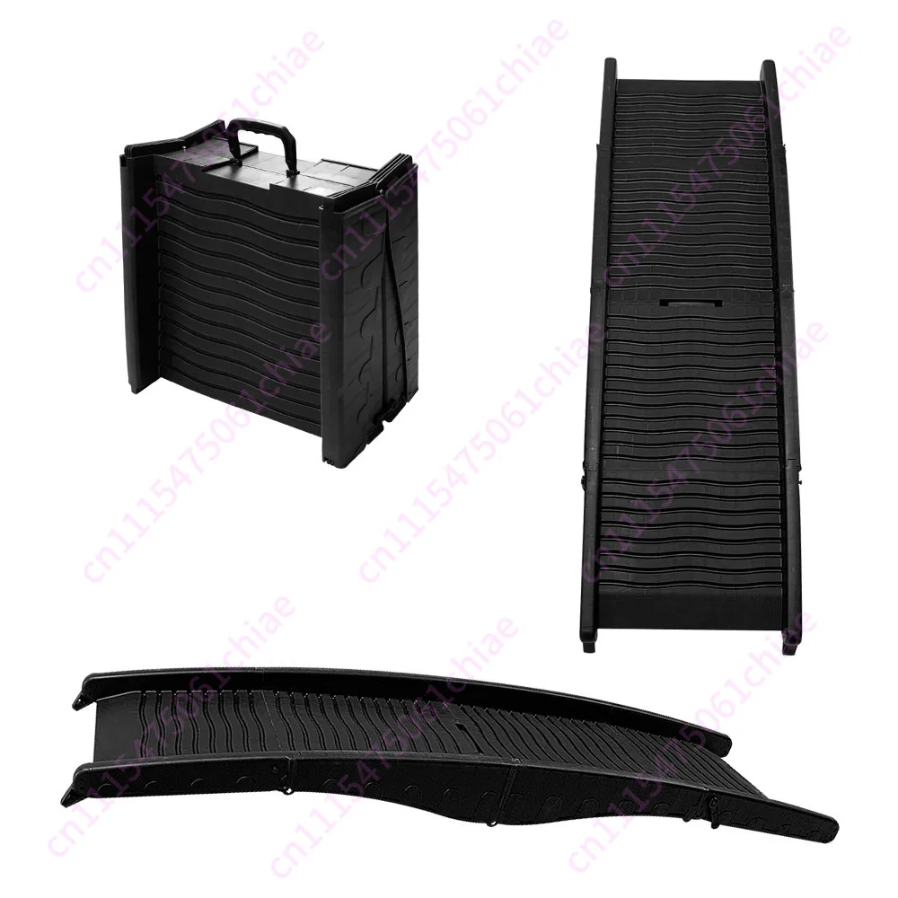 Folding Car Pet Elderly Dog Auxiliary Ramp Portable Stairs Car Step Slope Non-slip Car Ladder