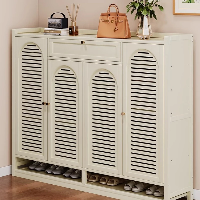

Hallway Shoe Cabinet White Capacity Small Raw Wood Ranking Mini Shoe Cabinet Live Teeth Armoire De Rangement Storage Furniture