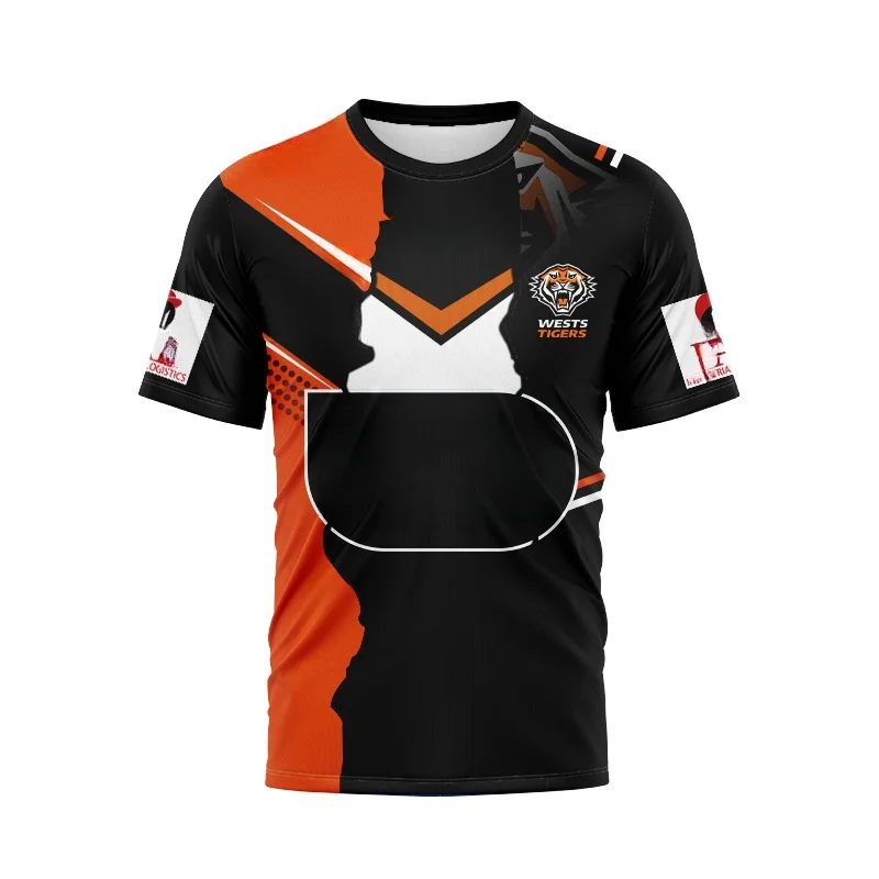 Wests tigers-2024 Rögbi men's Rövid távú sleeved/training/splicing/local/home majd away/legion/high minőségű Egyéni mezt