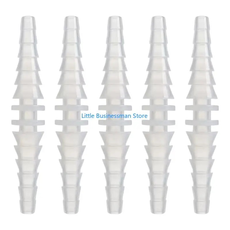 Straight Barbed Tubing Joiner Plastic Hose Coupler for Equal Size Hose Use, Easy Fitting for Class and Lesson Work M76A