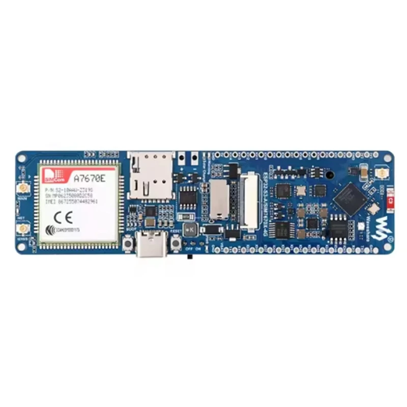 

ESP32-S3 A7670E Плата разработки 4G с поддержкой LTE Cat-1 / 2G / WiFi / Bluetooth / телефонных звонков / SMS / позиционирования GNSS-A86Z