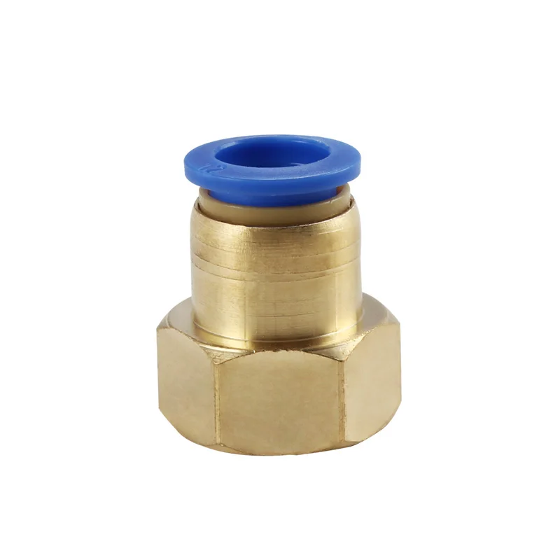 Pneumatic Quick Connector Air Fittings Push In 4 6 8 10 12 16mm Hose Tube Pipe 1/8 3/8 1/2 1/4 BSP Female Internal Thread Brass