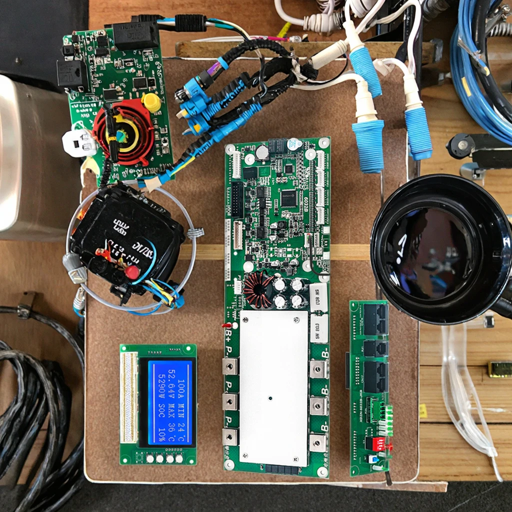 16S 48V 200A LiFePO4 BMS – Smart with CAN/RS485/Bluetooth, for Energy Storage System