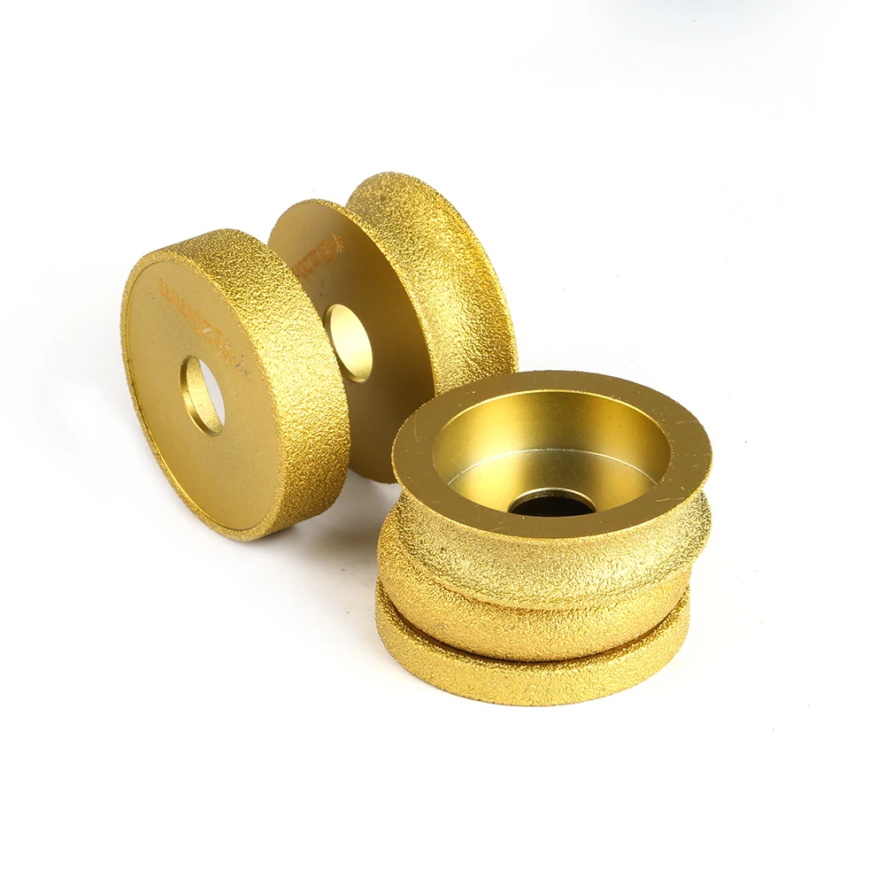 Brazed Stone Edge Grinding Wheel Diamond Roman Wheel Grinding Wheel Tile Marble Grooving and Edge Grinding Tools