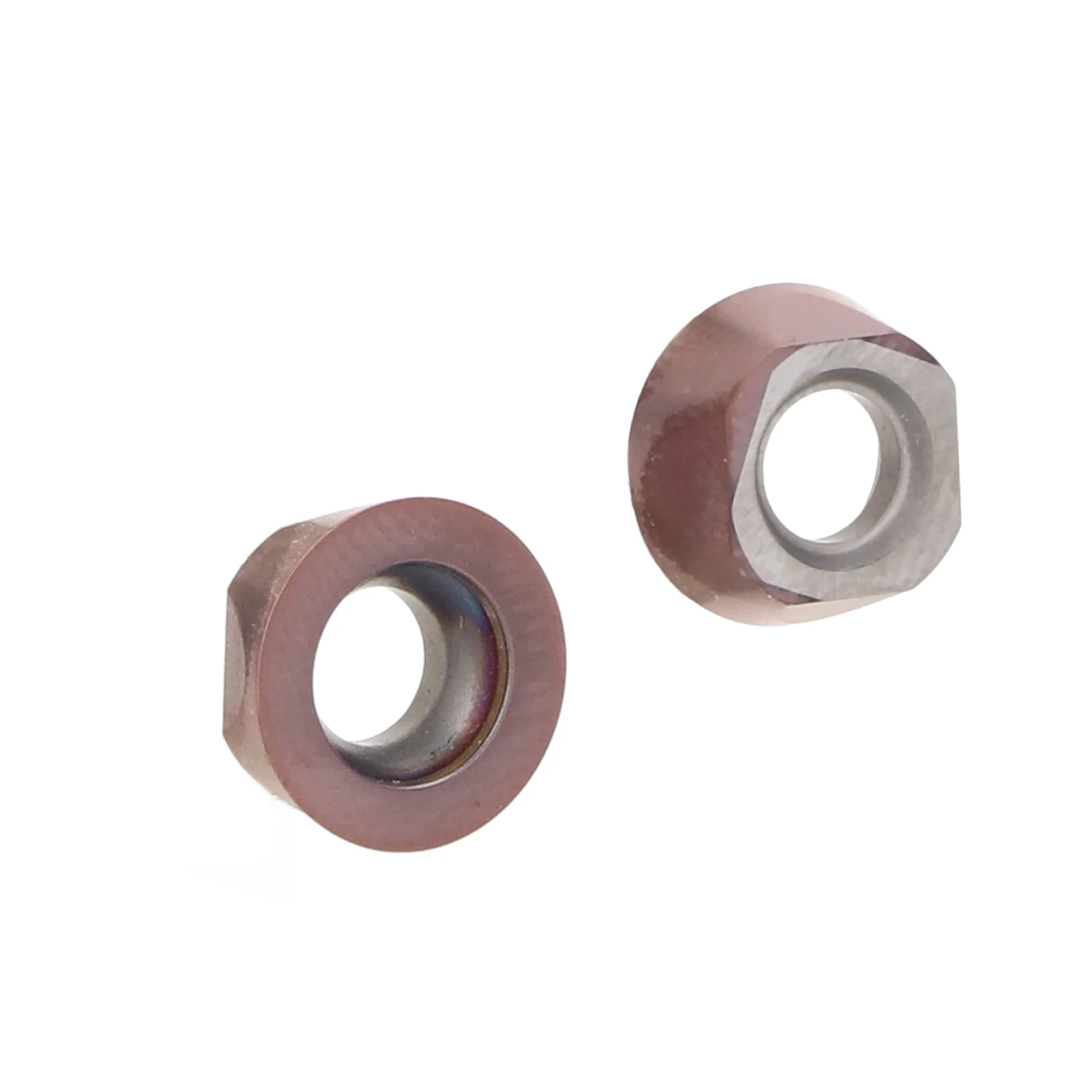 Round Carbide Inserts Cutters for DIY CNC Lathe Wood Turning Bronze Carbide Coating Round Carbide Cutters for Woodturning