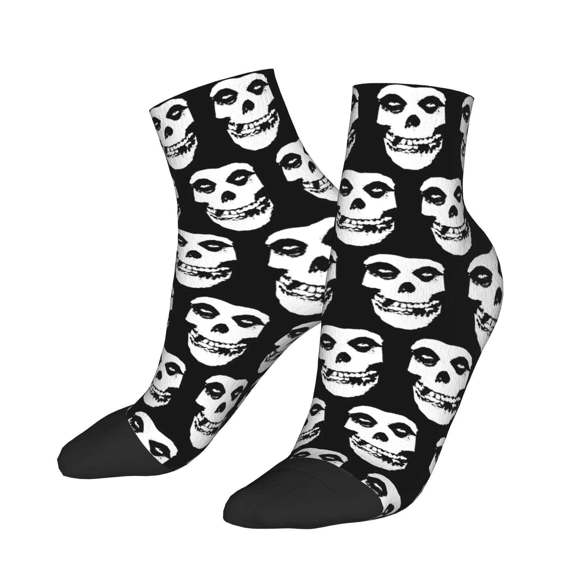 

Носки Misfits с черепом, впитывающие пот чулки в стиле Харадзюку, всесезонные носки, аксессуары для мужчин и женщин, подарки