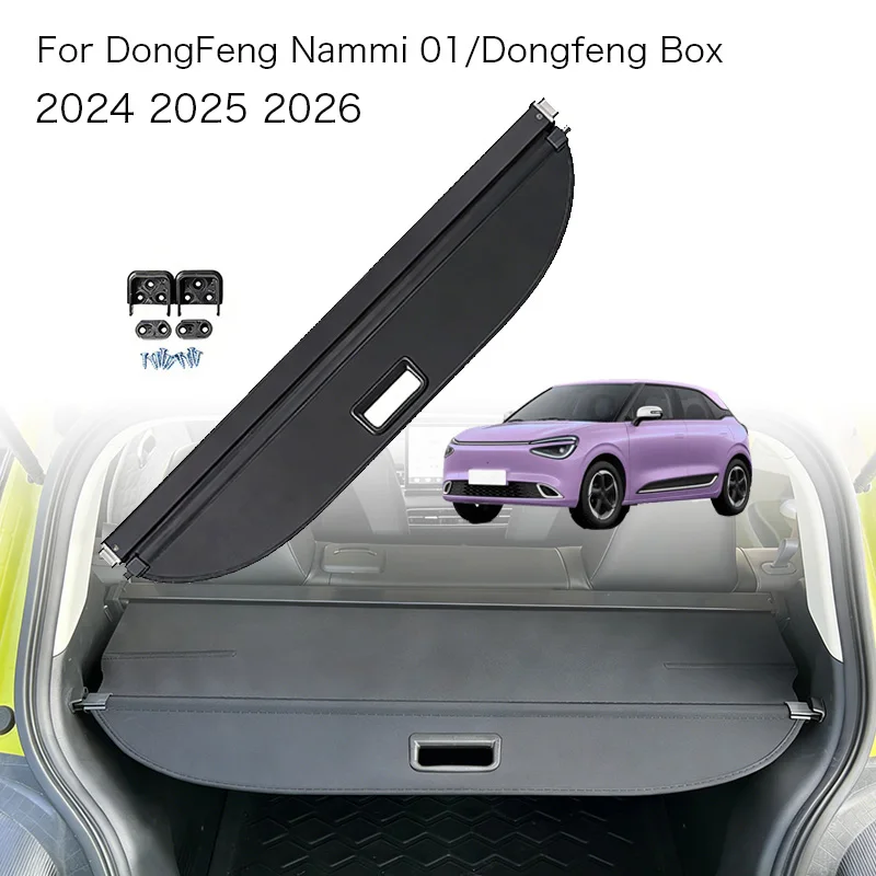 Copertura per Bagagliaio Auto per DongFeng Nammi 01/Dongfeng Box 2024-2026, Organizzatore per Vano Portaoggetti Posteriore