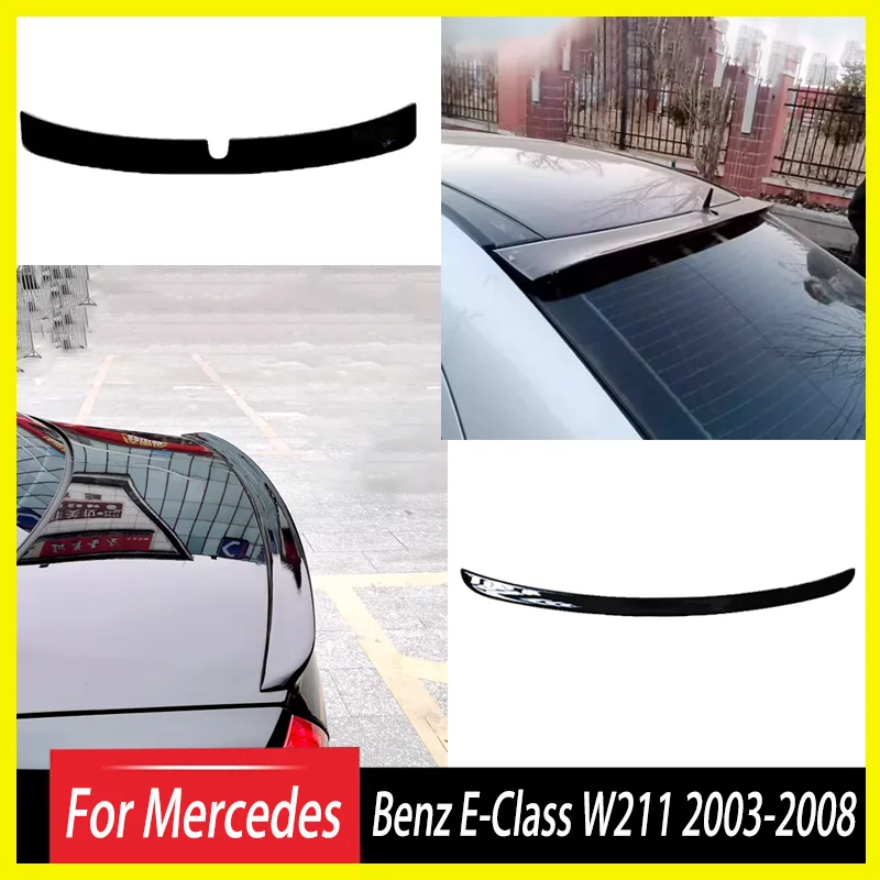 

Rear Trunk/Roof Wing for Mercedes Benz E-Class W211 2003-2008 Car Guard Lid Splitter Spoiler Fixed Wind Wing Body Kits Tuning