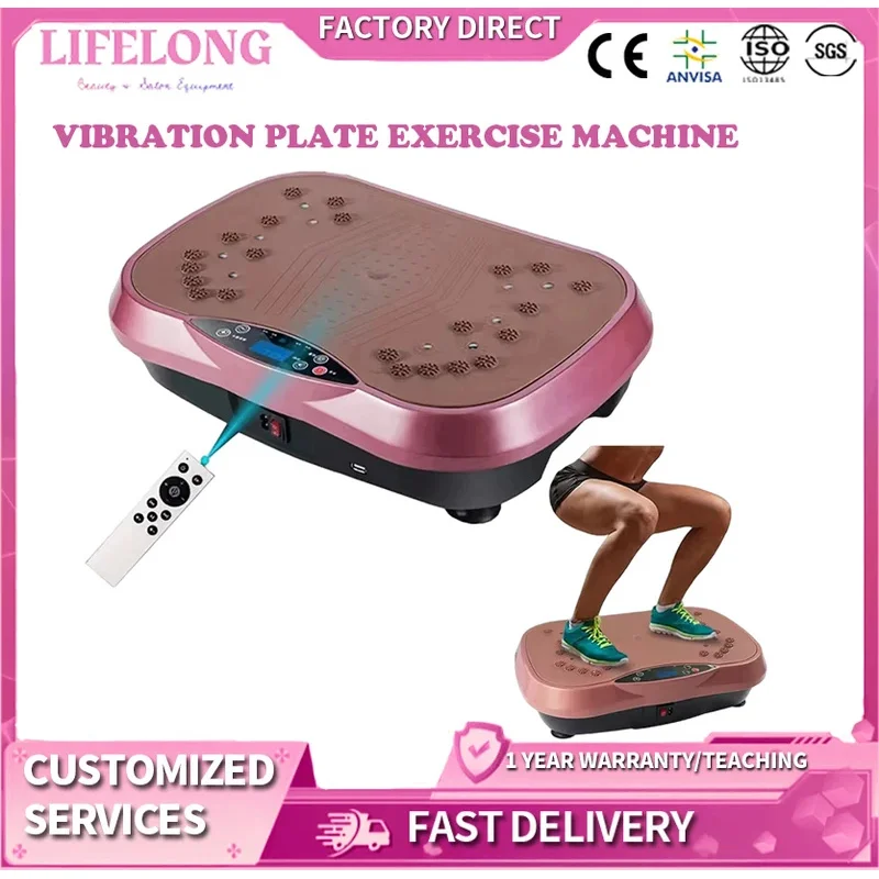 

Vibration Plate Weight Loss Fat Burning Bluetooth Massage Slimming Machine Music Lazy Home Exercise Equipment Fitness Toning