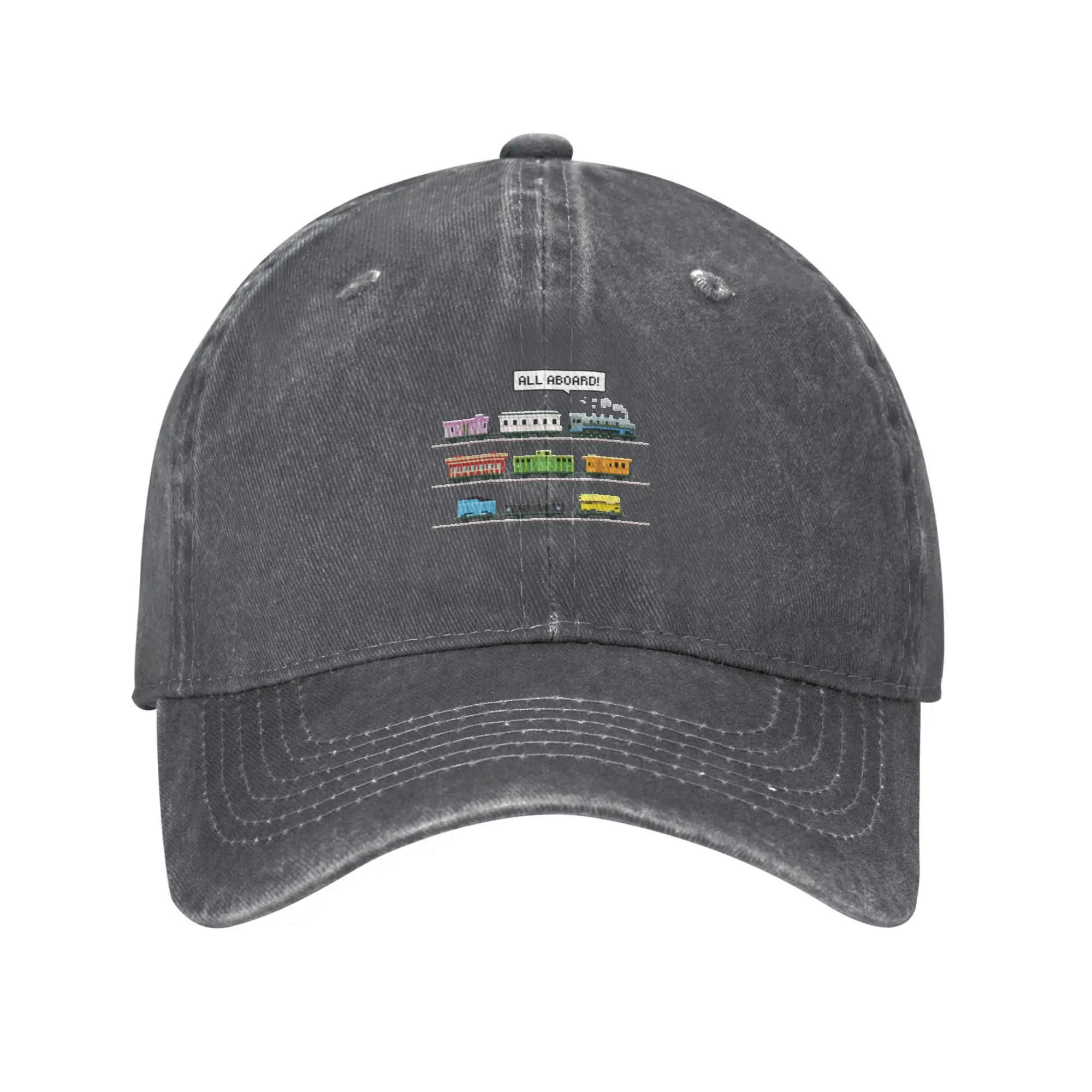 Fashion Ticket to Ride T T R baseball cap  Friendly For Large Head Circumference Sharp Visors