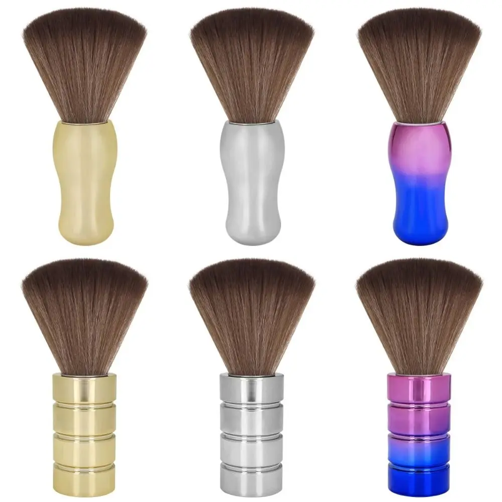 

Прочная гальваническая щетка для шеи, тряпка, мягкие профессиональные чистящие средства, антистатическая с ручкой, щетка для стрижки волос для дома