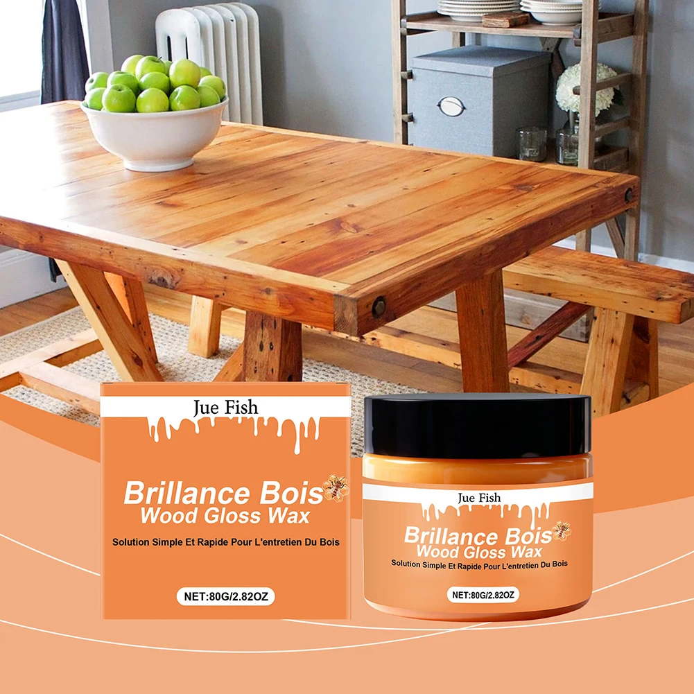 Beewax Natural Furniture Polish Wax Scratch Wear Repair Polishing Cream For Wood Furniture Floors