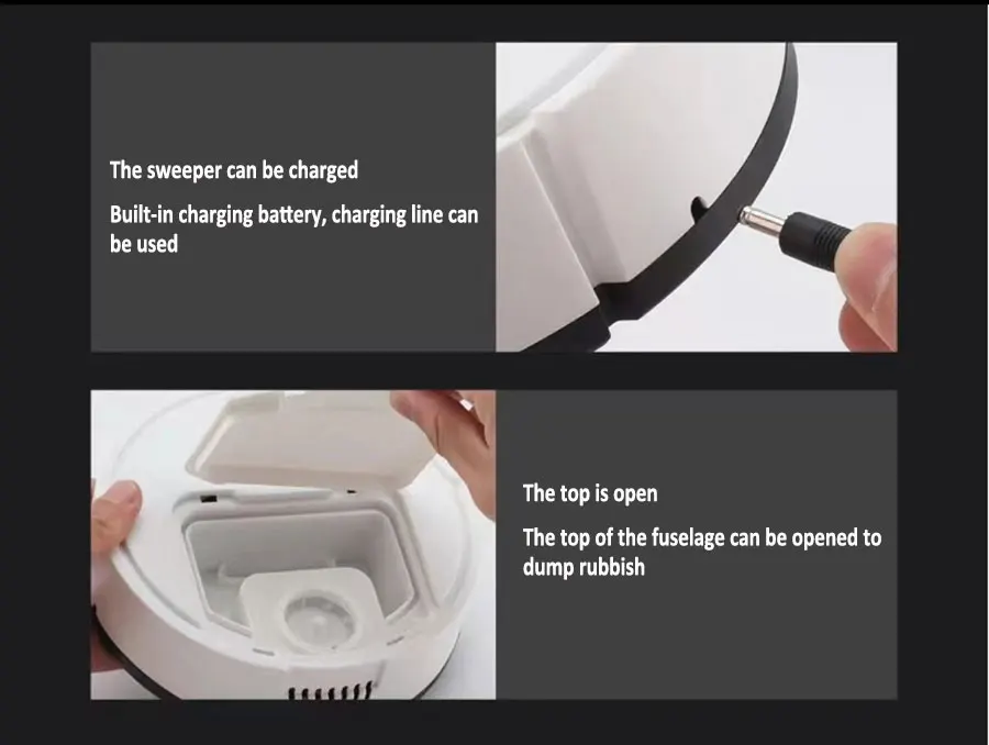 Robot Smart Mop – Pulitore automatico, spazzola ricaricabile