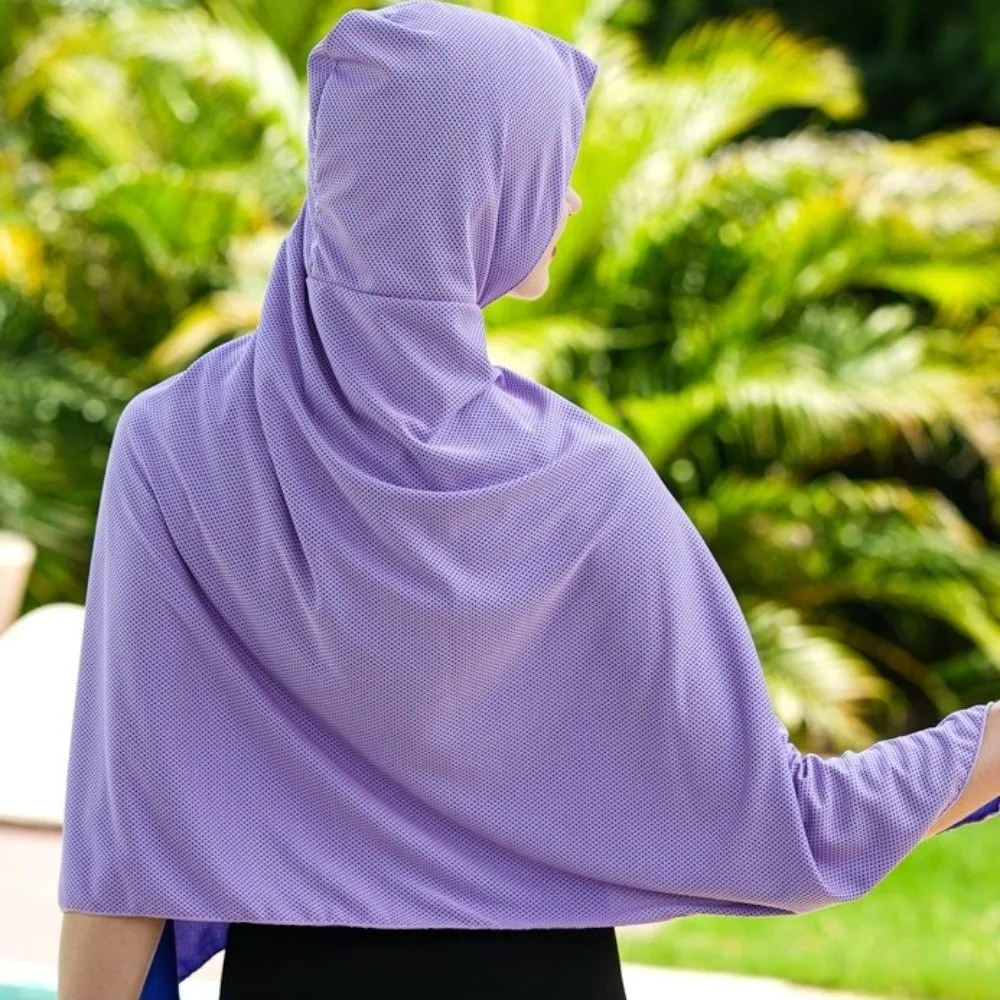 

Breathable Solid Color Outdoor Sun Hat Towel Quick Drying Sunscreen Shawl Neck Wrap Cover Summer Scarves Cycling Cap Fishing