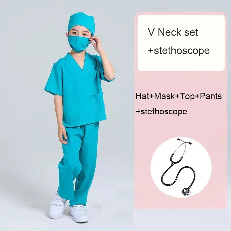 Униформа chirurgical pour enfants, сорочка max pour médecin et inf inaère, pantalon, manteau, костюм pour garembali и fil
